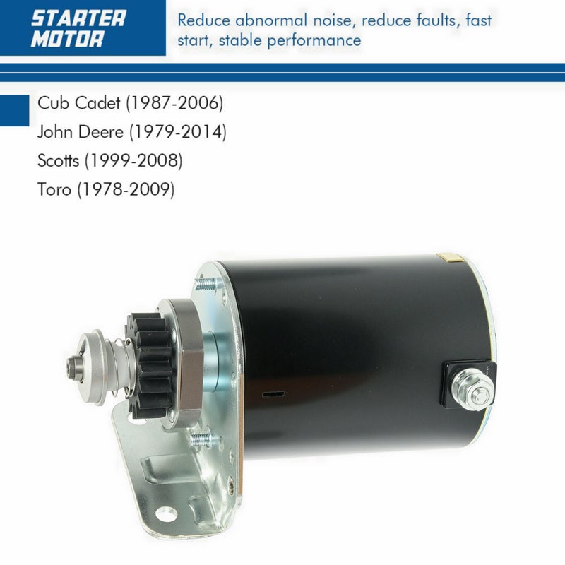 TOPSCOPE Starter Motor Replaces 1972-2002 7HP-18HP Engines with OE Part # 390838 391423 392749 394805 491766 497594 497595 693054 B&S Starter Replacement with 16 Teeth - Image 3